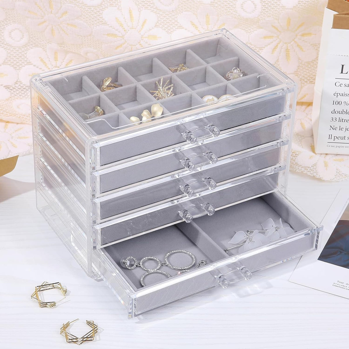 5-Drawer Jewelry Organizer