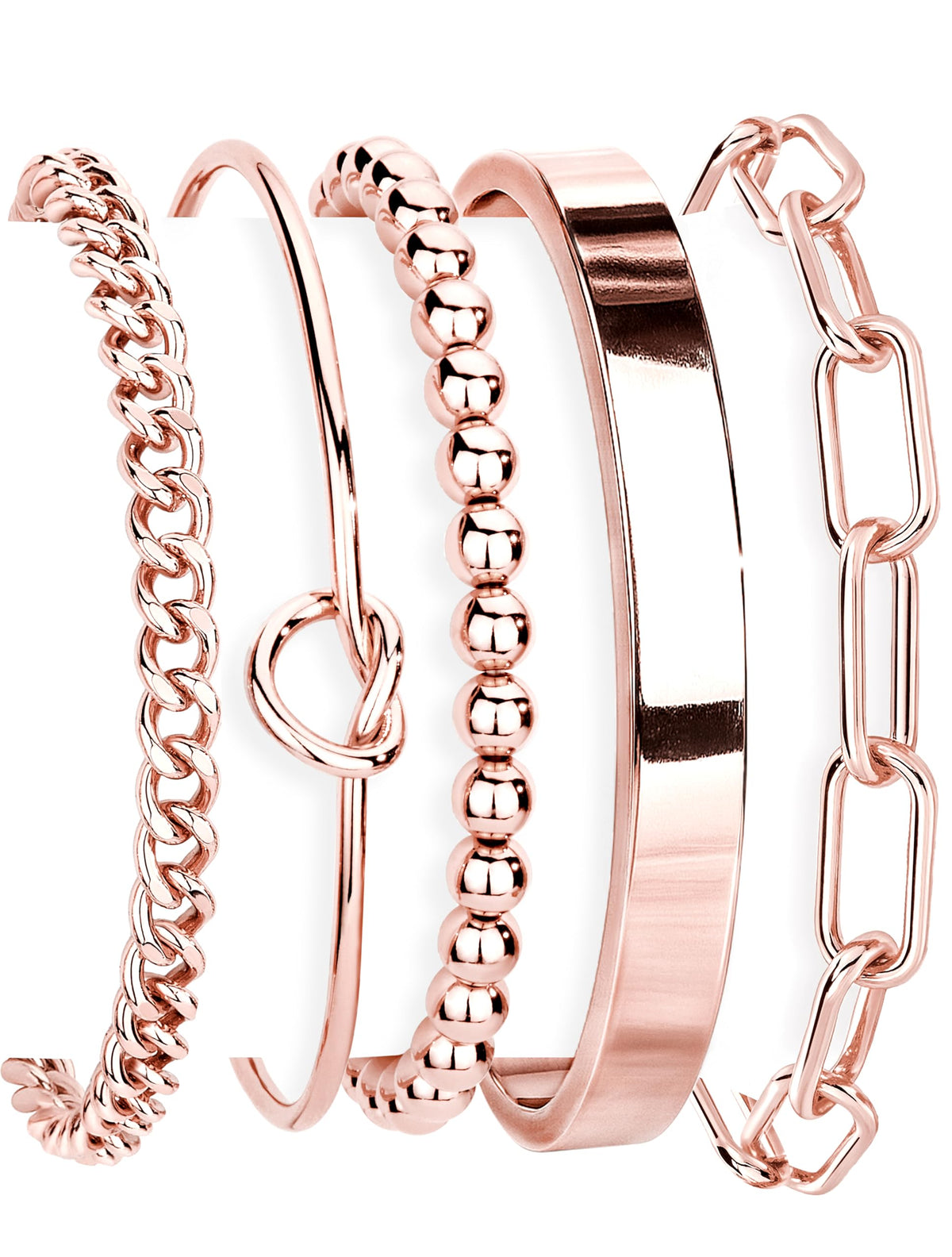 14K Gold Bracelet Set