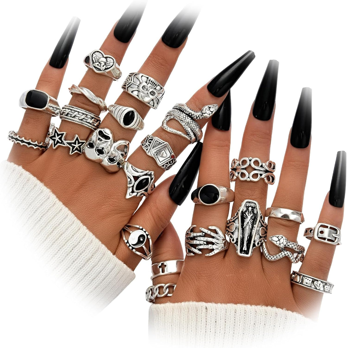 Gold Finger Ring Set