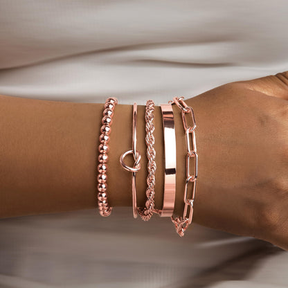 14K Gold Bracelet Set