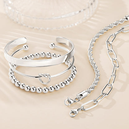 14K Gold Bracelet Set