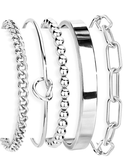 14K Gold Bracelet Set