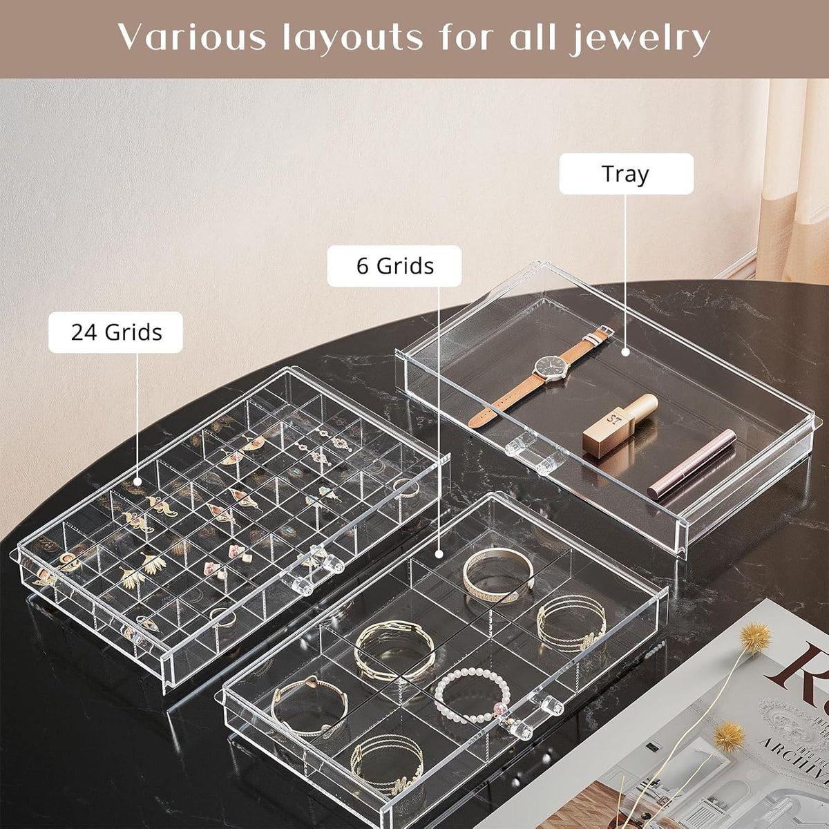 Acrylic Earring Organizer