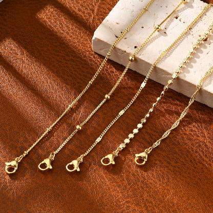 14K Gold Bracelet Stack