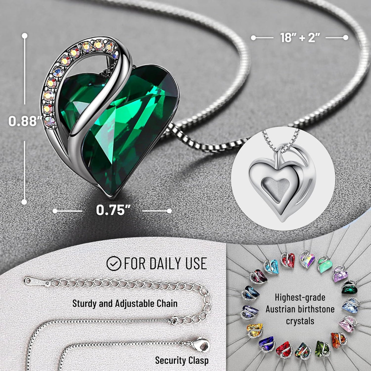 Infinity Heart Necklace