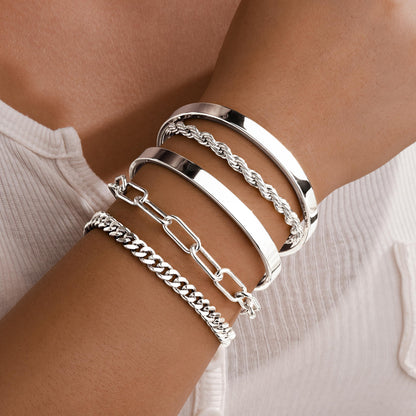 14K Gold Bracelet Set