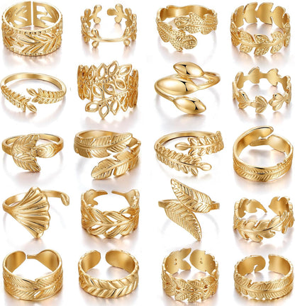 Stackable Knuckle Ring Set