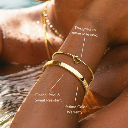14K Gold Bracelet Set